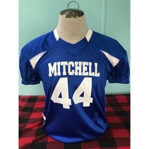 Football Jersey Blue Mitchell 44 M